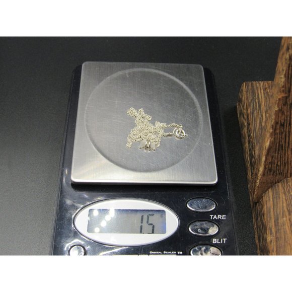 18 Inch Sterling Silver Cute Tiny Butterfly Necklace - Picture 6 of 6